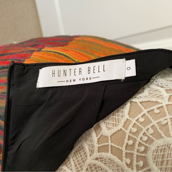 NEW HUNTER BELL Sunflare Midi Multicolor Boho Skirt, Sz 0 - Picture 6 of 7